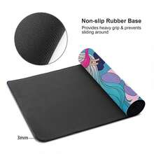 New Mouse Pad Pink Pig Extended Gaming Mousepad Kawaii Cartoon Desktop Mat With Stitched Non-Slip Rubber Base Cute Keyboard Pad (1).Jpg - 彩色 - 查看 6