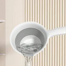 Multipurpose Bucket, Collapsible Laundry Basket, Cleaning Bucket, Portable Handled Bucket, Long Handle Scoop, Collapsible Scoop, Long Handle Style, Outdoor Bucket, Suitable For Bathroom, Laundry Room, Dorm, Home, Cleaning & Organization - Multicolor - View 4