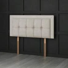 3ft Single Coniston Velvet Venice Headboard 20inch - Silver - View 7