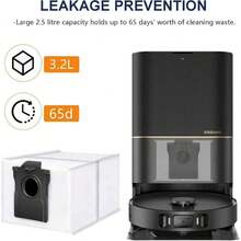 适用于 X40 Ultra/ L40 Ultra/ X30 Ultra/ X40 Master/ Mova P50 Pro Ultra/ P10 Pro Ultra/ X50 Ultra/ L50 Ultra / L40s Pro Ultra / Mova V50 Ultra 机器人吸尘器的 2/5/6/8/10 件装尘袋和拖布，吸尘器替换尘袋，吸尘器备件 - 彩色 - 查看 4