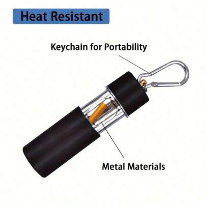 Portable Pocket Ashtray - Compact For Car, Travel, Camping, Office, Home - Leak-Proof And Spill-Proof Design, Durable ABS Structure - Compact Ashtray For Men, Women, Drivers - Ideal Choice - Available In Black, Red, Gray, Pink, Beige, Brown