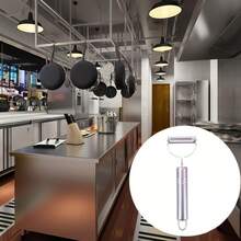 1 pieza Rallador y rebanador multifuncional de acero inoxidable - Resistente a la oxidación, versátil rallador/rebanador de frutas/verduras, herramienta de cocina esencial, picado conveniente - Multicolor - Ver 7