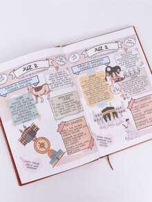 The Journey, Holy  Made Simple And Illustrated, Thematic Breakdowns Of All 114 Surahs, Study Guide, Easy-To-Understand, Students & Adults Islamic Book - 棕色 - 查看 8