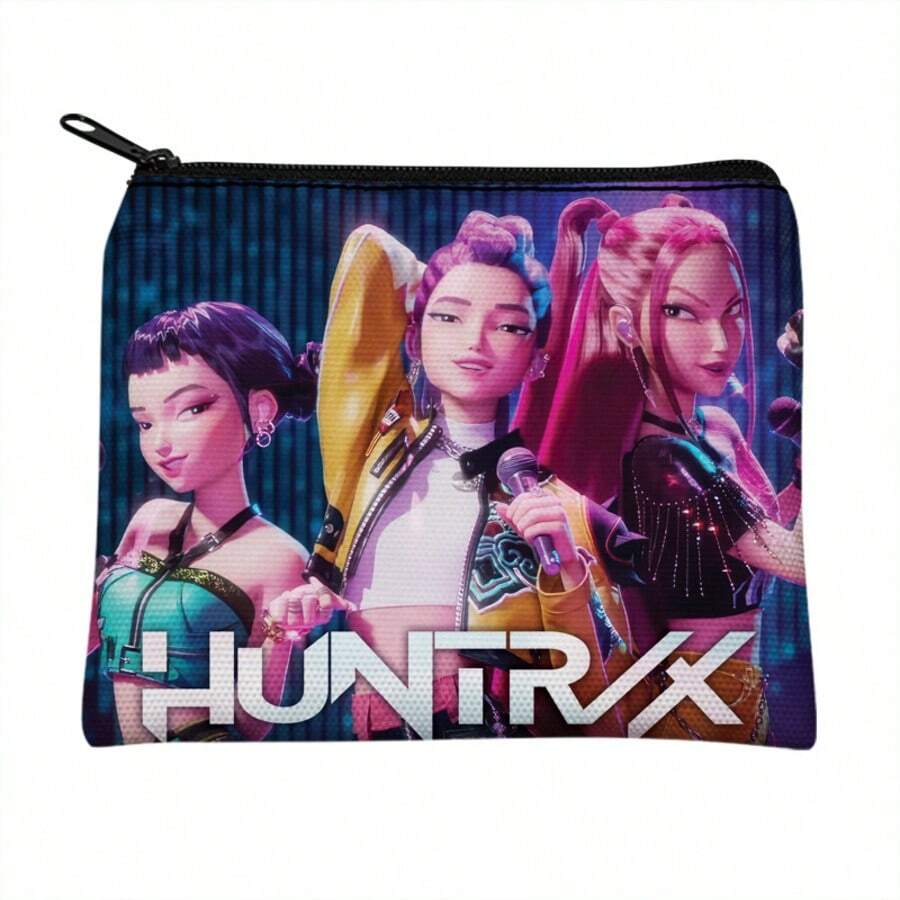 Mattel 1个KPOP女团零钱包，帆布零钱包，耳机收纳袋，钥匙扣 - 彩色 - 查看 1