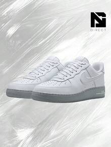 Nike Air Force 1 Low White Light Smoke Grey Sole – Men's Lifestyle Sneakers – Shoes For Man-Vintage-Spring & Summer-Inspired Running Shoes, Shock-Absorbing Comfort, Gym To Streetwear Casual Wear-Mother's Day Gifts-Father's Day Gift–HV6418 100 - White/Light Smoke Grey/Photon Dust/White - 查看 2
