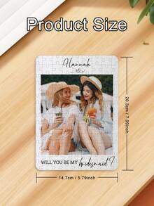 1 món quà cầu hôn "Bạn có muốn làm phù dâu của tôi không?" được thiết kế riêng, ảnh ghép cá nhân hóa, thiệp mời phù dâu, quà lưu niệm đám cưới, quà tặng tiệc cưới. - Nhiều màu - Xem 6