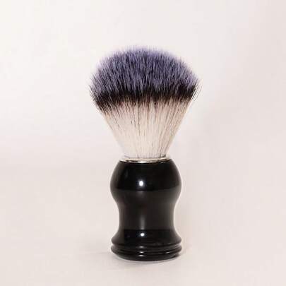 فرشاة لحية سوداء، فرشاة تنظيف وتصفيف لحية الرجال، فرشاة لحية محمولة ناعمة للتنظيف العميق والتنعيم، طقم العناية باللحية للسفر، أداة حلاقة