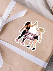 1pc Team Goal Fun Sticker - A Striking And Vibrant Sticker That Can Be Placed On Laptops, Water Bottles, And Other Items To Represent Your Team - Multicolor - View 10