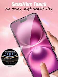 3pcs 9H Hardness Tempered Glass Screen Protector, Compatible With IPhone13/11/12/13/14 Pro Max/15 Pro Max/16/16 Pro/16 Plus/16 Pro Max/16e/17/17 Air/17 Pro/17 Pro Max, High Definition, Transparent, Anti-Scratch, Anti-Drop, Waterproof, Anti-Fingerprint