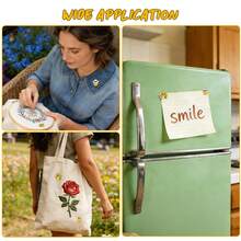 2 Sets Cute Bee Magnetic Needle Holder, Sewing Organizer, Embroidery Accessories - Yellow - View 6