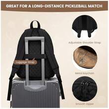 Túi đựng vợt tennis Peak, ba lô đựng vợt tennis, ba lô đựng dụng cụ thể thao, ba lô chần bông đa năng dùng được cho cả pickleball và tennis: Một chiếc túi đựng dụng cụ đa năng được thiết kế dành cho những người đam mê pickleball và tennis, phù hợp cho các trận đấu trên sân, tập luyện và các hoạt động ngoài trời. - Nhiều màu - Xem 10