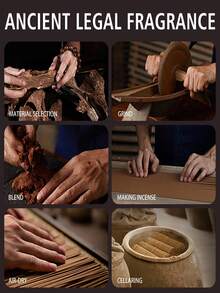 Approx. 20g (45pcs) Large Capacity Incense Sticks Assortment, 11 Fragrance Types Including Agarwood, Cypress, Sandalwood, Artemisia, Handmade For Relaxation, Suitable For Home, Office, Travel - Multicolor - View 8