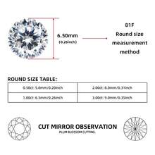 Cushion Cut 81 Facets Moissanite Loose Stone, Round D Color Loose Rhinestone 0.5ct-3.0ct - White - View 9