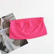 1条防滑瑜伽运动头带，男女通用吸汗带，弹性健身发带，跑步女士发饰，优雅头巾 - 多色 - 查看 19