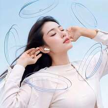 Lenovo TA100 Bluetooth Wireless Earbuds, TWS, Short-Stemmed Semi-In-Ear Design, Bluetooth 5.4, Touch Control, Long Battery Life, With Microphone, Compatible With Android And Apple Systems.