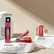 J·FOCUS 2026 New Fashion High-End Lipstick Style Nail Clipper, Professional Stainless Steel High-Precision Sharp Anti-Splash Upgraded Version, Ergonomic Easy To Cut Hard Nails, Hygienic Storage Manicure Pedicure Tool, Travel Portable Decoration, Ideal Gift For Valentine's Day, Mother's Day, Father's Day, Boyfriend, Girlfriend, Business Gathering