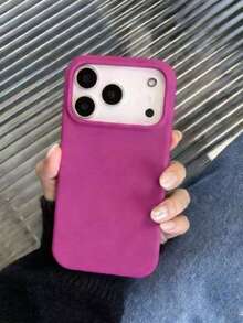 Liquid Silicone 3-Layer Full Protective Soft Rubber Phone Case, Shock-Proof Cover With Anti-Scratch Microfiber Lining, Compatible With IPhone 17, 17 Air, 17 Pro, 17 Pro Max, 13, 11, 16 Pro Max, 15, 14 Plus, 12 - Pitaya - View 2