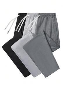 Men's Loose Fit CasualSweatpants, Versatile Street Style Joggers Suitable ForStreetwear, Casual Daily Wear, Weekend Outings, MusicFestivals, Social Gatherings And More. This Pant Is AnEssential Versatile Piece In A Man's Wardrobe, MakingIt A Great Gift For Boyfriends Or Husbands. OversizedSweatpants Sweats Sweatpants Wide For Men Pro ClubSweat Pants Grey Baggy Sweatpants - Dark Grey - View 5