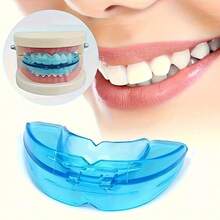 3片装透明牙齿矫正美白牙套，无异味口腔护理配件，缓解磨牙症，男女通用，情人节、狂欢节、生日的优雅礼物 - 彩色 - 查看 3
