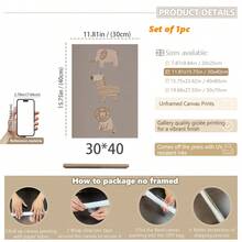 Tranh vải treo tường cho bé – Màu xanh lá cây nhạt, hình động vật phong cách Bohemian, trang trí phòng trẻ em kiểu thảo nguyên Canada: Tranh treo tường phong cách Bohemian với hình động vật tông màu đất, tranh có khung, hoàn hảo để trang trí phòng chơi, phòng trẻ sơ sinh, phòng bố mẹ, nhà trẻ, phòng bé trai, phòng ngủ bé gái, phòng trẻ em, trang trí ngày Valentine. - Nhiều màu - Xem 16