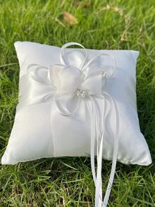 Almofada de Anel de Rosa para Casamento, 6 polegadas (15 cm), Portador de Anel para Pedido de Casamento, Confissão, Suporte de Anel para Casamento, Cerimônia de Casamento, Pedido de Casamento (Não Inclui Anel) - Multicolorido - Visão 8