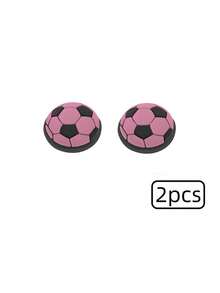 Football Themed Joystick Cap, Silicone Cap, ONE 360 Mushroom Head Button Soft Rubber Cap, Suitable For Joystick Cap, Switch Pro Joystick Cover, XBOXONE Football Joystick Protective Cap - Black and White - View 19