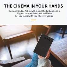 2026 Upgraded Portable Mini Projector, Travel Essential, HD/USB/AV/TF Applicable, Suitable For Home Theater And Indoor Use, Multiple Colors Available, Comes With US/UK/EU Power Adapter - Fulfill Your Private Cinema Dream - Blue + White - View 6