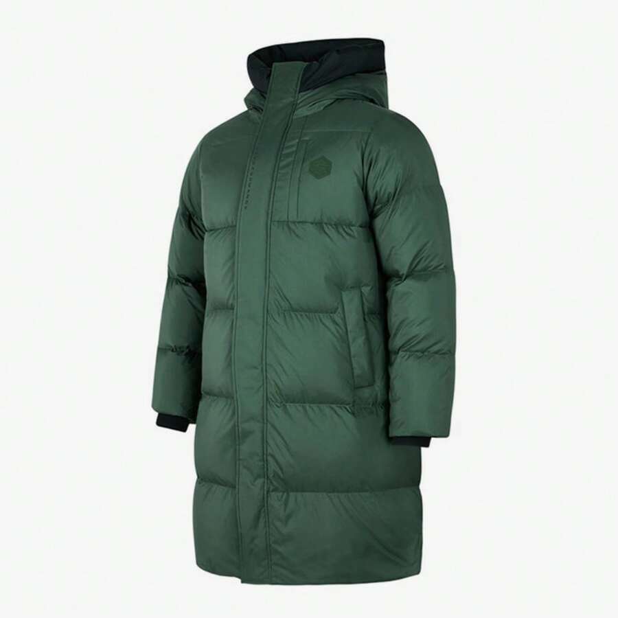 Skechers New Volcanic Rock Three-Proof Men's Woven Long Down Jacket