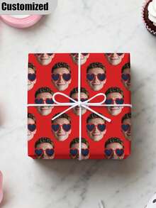 Giấy gói quà in ảnh cá nhân hóa, giấy gói quà in hình khuôn mặt theo yêu cầu, giấy gói quà chủ đề Ngày Valentine, quà tặng đặc biệt cho bạn trai hoặc bạn gái, nhiều màu sắc để lựa chọn, giấy gói quà sinh nhật, giấy gói quà kỷ niệm, cuộn giấy gói quà in ảnh của bạn, phù hợp cho phụ kiện cưới, giấy gói quà kỷ niệm cho các cặp đôi. - Nhiều màu - Xem 9