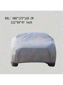 1件装四季通用汽车罩，防水、防晒、防风、防尘，适用于大型轿车，尺寸：580*175*120厘米 - 全包 - 查看 8