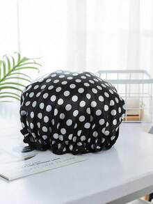 4 Pieces Shower Cap For Women, Elastic And Reusable, Hair Bath Caps, Double Waterproof Layers Bathing Hat Sleep Bonnet - Reusable Shower Caps, Waterproof Shower Cap, Hair Protection Shower Cap, Silk Shower Cap, Keeps Hair Dry, Good For Showering, Cute Shower Caps, Hair Mask Cap, Bath Time Essential, Shower Head, Travel Essential, Hats For Women, Hair Accerssories, Large Shower Cap - 彩色 - 查看 8