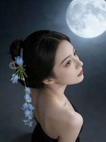 1pc Elegant Floral Hair Claw Clip For Women, Party/Holiday