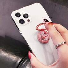 Cute Maneki-Neko Phone Ring Holder & Stand, Rotatable Metal Finger Ring Grip, Popular For Women