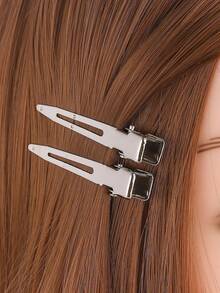 30/20/10个装 专业女士沙龙固定发夹 卷发金属发夹 蓬松发根夹 DIY工具 美发配饰 无痕发夹 美发造型工具（30个/20个/10个装），返校季，旅行度假必备 - 銀色 - 查看 2