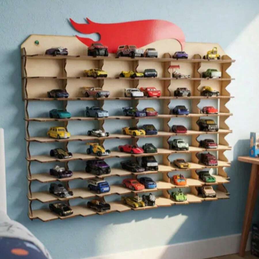 Display Stand For 108 1/64 Scale MDF Carts - 薑色 - 查看 1