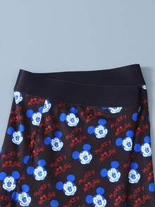 Disney 1件装迪士尼卡通印花男士内裤 - 柔软舒适，字母弹力腰带，休闲男士内裤 - 彩色 - 查看 4