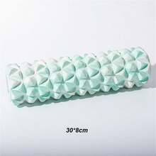 1个30*8厘米/45*12厘米迷彩泡沫轴，肌肉按摩，健身房瑜伽锻炼，肌肉放松，滚筒，户外运动，家庭普拉提，中空按摩工具 - 彩色 - 查看 14