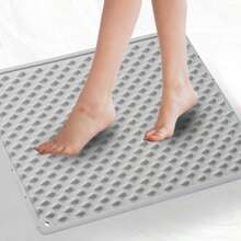 2026 Foot Massage ToolsPortable Feet Acuprure Mat Silicone Reflexology Pad Moderate Hardn Prure Point Mat For Foot Pain Relief Anti-Fatigue Mat Connectable For Running Fitn Activities 18'*14'inch Gray - Grey - View 2