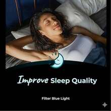 男女通用 - 改善睡眠 - 预防视觉疲劳 - 适用于电脑屏幕和游戏 - 多色 - 查看 4