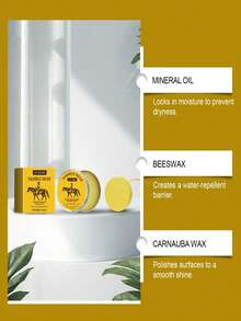 JAYSUING Leather Care Wax, Soft Waterproof Anti-Staining Saddle Boot Leather Surface Care Paste. Shoe Polish, Shoe Wax. Our Leather Care Wax Is Carefully Formulated With Mineral Oil, Mineral Grease, And Beeswax. Specially Designed To Gently Dissolve Dirt Without Wearing Down Leather Fibers., Shoe, Spring Summer Picks, Brides Maid Gifts, Room, Bedroom Decor, Bedroom Decor, Beach, Travel, For Men, For Women, Vacation - Multicolor - View 11