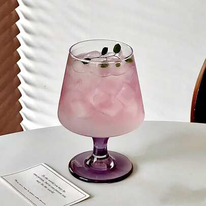 Bộ 2 ly chân đế màu tím, ly cao cấp hoàn hảo cho cocktail, sâm panh, whisky, bourbon, quà tặng sinh nhật lý tưởng, vật dụng cần thiết cho bữa tiệc.