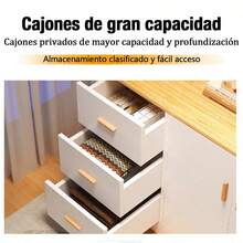 Mueble Para Zapatos Organizador De Zapatos 2 Puertas 100cm - Blanco - Ver 6