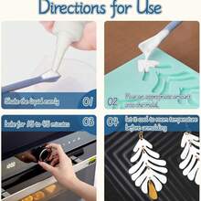 130毫升/60毫升液体粘土，适用于聚合物粘土，白色液体聚合物粘土，质地细腻，柔韧坚固，适用于DIY装饰品、珠宝、家居用品，非常适合初学者和艺术家。 - 白色 - 查看 5