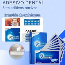 9D Teeth Whitening Strips, Non-Sensitive Teeth Whitening Strips, 7/14/28 Pairs Of White Strips To Remove Yellowed Teeth And Stains Over Stubborn Coffee And Tea Stains, Effective At-Home Teeth Whitening Kit, Teeth Whitener With Enhanced Brightness. - 牙貼 - 查看 4