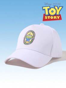 Disney 1顶官方授权正品玩具总动员外星人印花男女通用棒球帽，可调节男女通用户外防晒休闲帽，适合春季、秋季、旅行、海滩，Y2K风格可爱卡通青年帽 - 彩色 - 查看 3