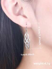 1 Pc Elegant Drop Earring For Women For Wedding Engagement Anniversary Party Jewelry Valentine's Day Gift - 1# - View 5