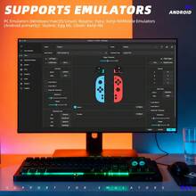 Switchable Left/Right Bluetooth Game Controller With RGB Lighting, Wake-Up Vibration, And Motion Sensing Functions - Multicolor - View 12