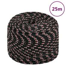 Boat Rope Black 6 Mm 25 M Polypropylene - Black - View 1