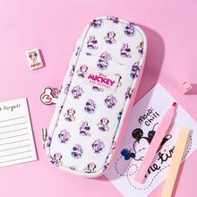 Pencil Case - Large Capacity 3-Layer Multi-Functional Cartoon Stationery Bag, Beautifully Designed, High Quality - Multicolor - View 3