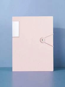 A4 Large Capacity Snap Binder, Document Organizer, Transparent Sleeve File Folder, Office Storage - Multicolor - View 15